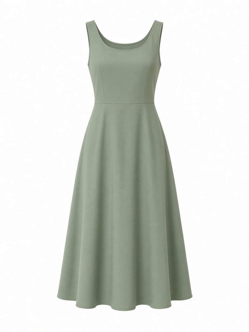 Sage Midi Dress